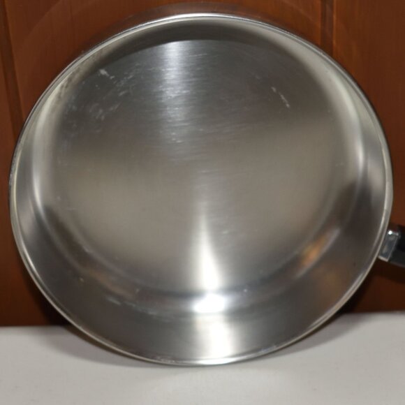 Vintage Farberware 1-Quart (7-inch) Saute Pan Stainless Steel Aluminum Clad - Picture 6 of 15